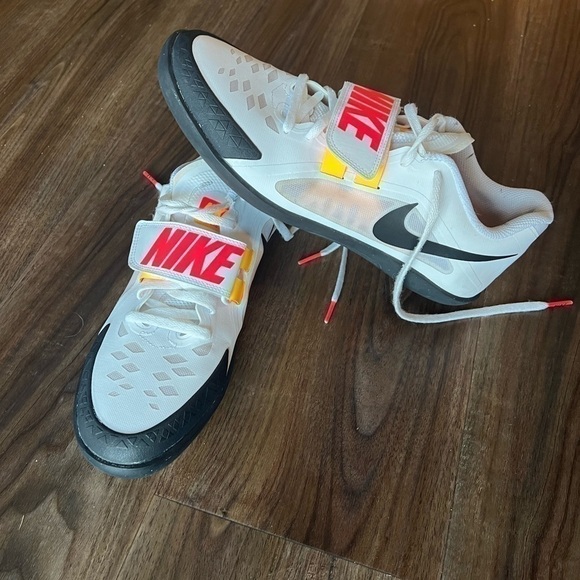 Nike Zoom Rival SD 2 “White Hyper Pink Orange” Men’s Size 12 Throwing Shoes - Picture 2 of 13